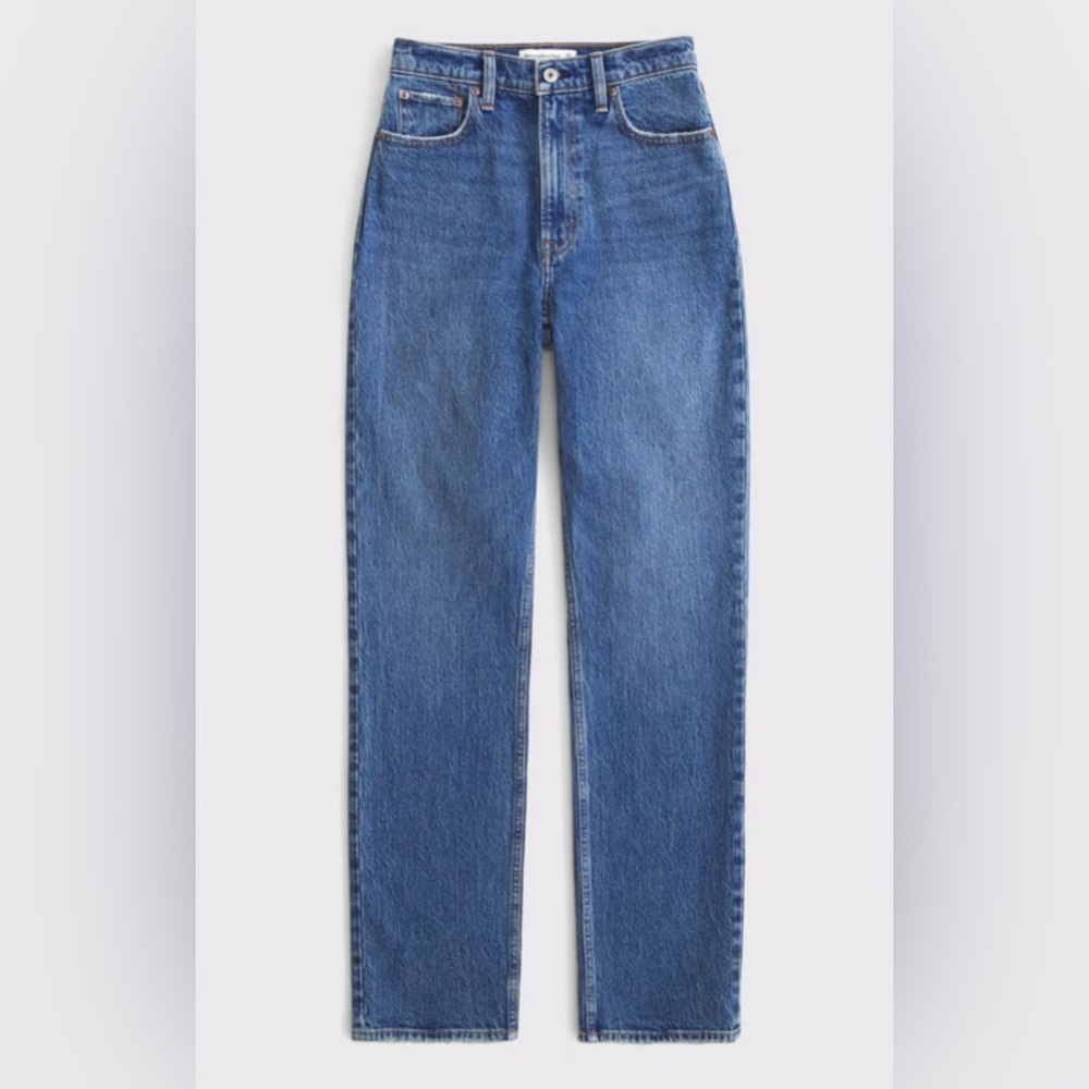 Abercrombie & Fitch Men's Straight Blue Jeans